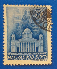 Угорщина Венгрия ^/--/^ Венгрия 1943 г - Базилика, Эстергом, Миклош Зриньи, 2 шт  (см.фото) ^_^^^ Угорщина 1943 р - Базиліка, Естергом, Міклош Зріньї, 2 шт (див.фото) - фото фото фото