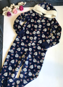 Піжами Пижамы ^/--/^ Комбінезон Домашній. Плюшовий. Teddy. M&amp;S. Мягенький. Плотний. М розмір ^_^^^ Комбинезон Домашний. Плюшевый. Teddy. M&AMP;S. Мягенький. Плотный. М размер - фото фото фото