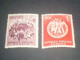 Історія та особистості История и личности ^/--/^ Румыния-1951 г.-Фестиваль студентов в Берлине 4 евро ^_^^^ Румунія-1951 р.-Фестиваль студентів у Берліні 4 євро - фото фото фото