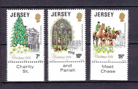 Великобританія Великобритания ^/--/^ Джерси 1981 г MNH - Рождество - ^_^^^ Джерсі 1981 MNH - фото фото фото