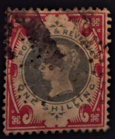 Великобританія Великобритания ^/--/^ Англия 1900 г..№ 101 гашеная ^_^^^ Англія 1900 р. No 101 гашена - фото фото фото