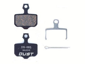 Гальмівна система Тормозная система ^/--/^ Гальмівні колодки DUST DS-06 /--/ S AVID Elixir disk, чорний (BRS-020) ^_^^^ Тормозные колодки DUST DS-06 /--/ S AVID Elixir disk, черный (BRS-020) - фото фото фото