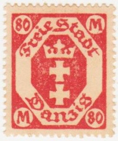 Веймарська республіка Веймарская республика ^/--/^ Германия    (Данциг) 1923 г. № 134 ** ^_^^^ Німеччина (Данциг) 1923 р. No 134 ** - фото фото фото