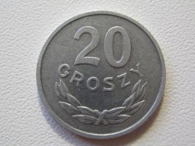 - року - года ^/--/^ Польша 20 грошей 1963 года 33685 ^_^^^ Польща 20 грошей 1963 року 33685 - фото фото фото
