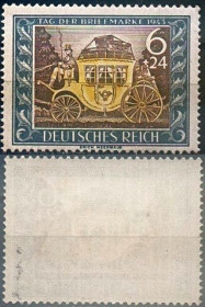 Третій Рейх (-) Третий Рейх (-) ^/--/^ 1943 - Рeйх - День марки Mi.828  * ^_^^^ 1943 - Рeйх - День марки Mi.828 - фото фото фото