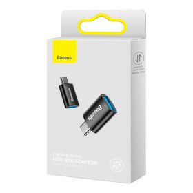 Інші аксесуари Другие аксессуары ^/--/^ Переходник Baseus Ingenuity Mini OTG Type-C to USB-A 3.1 Черный (ZJJQ /--/ 000001) ^_^^^ Перехідник Baseus Ingenuity Mini OTG Type-C to USB-A 3.1 Чорний (ZJJQ /--/ 000001) - фото фото фото