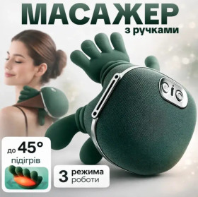 Масажери Массажеры ^/--/^ Масажер для шиї та плечей з імітацією рук Бездротовий шіацу-масажер з ІЧ-прогрівом ^_^^^ Массажер для шеи и плеч с имитацией рук Беспроводной шиацу-массажер с ИК-прогревом - фото фото фото