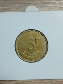 Бельгія Бельгия ^/--/^ Бельгія 5 франків 1993 ^_^^^ Бельгия 5 франков 1993 - фото фото фото