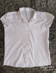 Шкільна форма Школьная форма ^/--/^ Рубашка, сорочка Matalan р. 128-134 см. ^_^^^ Рубашка, рубашка Matalan р. 128-134 см. - фото фото фото