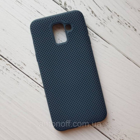 Зарядні пристрої Зарядные устройства ^/--/^ Чохол для Samsung Galaxy J /--/ 6 2018 (J /--/ 600) гнучкий ТПУ, темно-синій ^_^^^ Чехол Samsung J /--/ 600 /--/ F Galaxy J /--/ 6 2018 для телефона Navy - фото фото фото