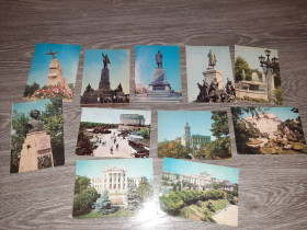 СРСР СССР ^/--/^ Набор открыток  Крым Севастополь  11 /--/ шт ^_^^^ Набір листівок Крим Севастополь 11 /--/ шт - фото фото фото