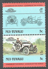 Транспорт Транспорт ^/--/^ Остров Нуи, Тувалу  (1985) Автомобиль Бьюик. Сцепка ^_^^^ Острів Нуї, Тувалу (1985) Автомобіль Бьюїк. Зчіпка - фото фото фото