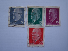 Інші країни Другие страны ^/--/^ ГДР, Михель, Германия 2010, 845-847,935  (1963), Вальтер Ульбрихт. ^_^^^ НДР, Міхель, Німеччина 2010, 845-847,935 (1963), Вальтер Ульбріхт. - фото фото фото