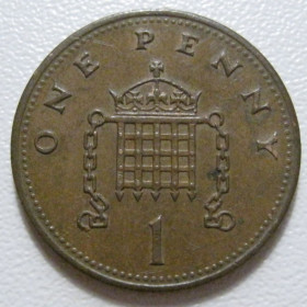 Єлизавета II (після ) Елизавета II (после ) ^/--/^ Велика Британія 1 пенні 1989 року 43067 ^_^^^ Великобритания 1 пенни 1989 года 43067 - фото фото фото