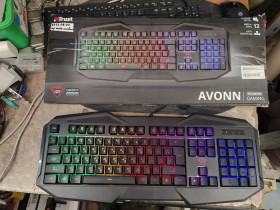 Клавіатури Клавиатуры ^/--/^ Игровая клавиатура с подсветкой Trust GXT 830-RW Avonn 22511 USB № 24230809/2 ^_^^^ Ігрова клавіатура з підсвічуванням Trust GXT 830-RW Avonn 22511 USB No 24230809/2 - фото фото фото