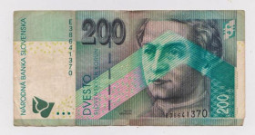 Словаччина Словакия ^/--/^ 200 КРОН = 1999 г. = СЛОВАКИЯ ^_^^^ 200 Крон 1999 Словаччина - фото фото фото