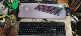 Клавіатури Клавиатуры ^/--/^ Игровая клавиатура с подсветкой RGB GamePro GK /--/ 296 USB № 24270222 ^_^^^ Ігрова клавіатура з підсвіткою RGB GamePro GK /--/ 296 USB No 24270222 - фото фото фото