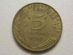 Франція Франция ^/--/^ Франция 5 сантимов 1978 года 38256 ^_^^^ Франція 5 сантимів 1978 року 38256 - фото фото фото