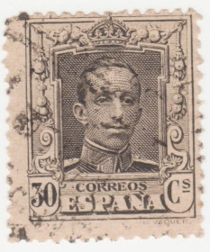 Іспанія Испания ^/--/^ Испания  1922 г. № 285 гашеная ^_^^^ Іспанія 1922 р. No 285 гашена - фото фото фото