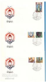 Тематичні колекції Тематические коллекции ^/--/^ Флот . СССР  1984 г - 3 ХМК - СГ - 2 /--/ а скана - маяки ^_^^^ Флот. СРСР 1984 р - 3 ХМК - СГ - 2 /--/ а скана - маяки - фото фото фото