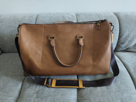 Сумки Сумки ^/--/^ Дорожня сумка Zara / Стильний саквояж з ременем  (ідеальний стан) ^_^^^ Дорожная сумка Zara / Стильный саквояж с ремнем (идеальное состояние) - фото фото фото