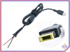 Адаптери живлення Адаптеры питания ^/--/^ DC кабель (USB+Pin) для Lenovo (45 /--/ W, 65 /--/ W, 90 /--/ W) 1.2 /--/ m. От блока питания к ноутбуку. Кабель с ферритовы ^_^^^ DC кабель (USB+Pin) для Lenovo (45 /--/ W, 65 /--/ W, 90 /--/ W) 1.2 /--/ m. Від блоку живлення до ноутбука. Кабель з феритови - фото фото фото