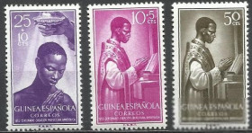 Інші країни Другие страны ^/--/^ Гвинея берег испан. 1955 религия церковь 3 /--/ м. ^_^^^ Гвінея берег іспан. 1955 — релігія церква 3 /--/ м. - фото фото фото