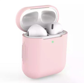 Навушники, гарнітури Наушники, гарнитуры ^/--/^ Чехол для наушников Apple Airpods 1 / 2 Розовый ^_^^^ Чехол для навушників Apple Airpods 1 / 2 Рожевий - фото фото фото