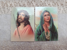 Календарі Календари ^/--/^ Календарики Матір Божа та Ісус Христос 1991 р. ^_^^^ Календарики Матерь Божия и Иисус Христос 1991 г. - фото фото фото