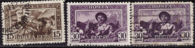 СРСР - СССР - ^/--/^ СССР. 15-летие образования Киргизской ССР   (серия, разновидность) 1941 г. ^_^^^ СРСР. 15-річчя утворення Киргизької РСР (серія) 1941 р. - фото фото фото