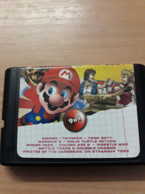 Sega Sega ^/--/^ картридж на Sega Mega Drive 2 Super Mario/Tank/Turtles/battletoads and double dragon/Golden Axe /--/ 2/ ^_^^^ Sega Mega Drive 2 Super Mario/Tank/Turtles/battletoads and double dragon/Golden Axe /--/ 2 - фото фото фото