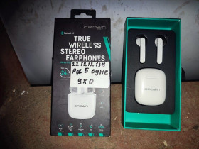Навушники Наушники ^/--/^ Беспроводные наушники Crown CMTWS-5002 White № 221212139 ^_^^^ Бездротові навушники Crown CMTWS-5002 White No 2212139 - фото фото фото
