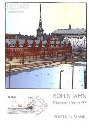 Європа Европа ^/--/^ Флот . Аланды - Финляндия 1997 г - ПК СГ - набережная ^_^^^ Флот . Аланди - Фінляндія 1997 р - ПК СГ - набережна - фото фото фото