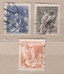 Чехословаччина Чехословакия ^/--/^ ПРОФЕСІЇ - СТАНДАРТ = 1954 р. = ЧЕХОСЛОВАЧЧИНА = гаш. + ^_^^^ ПРОФЕССИИ - СТАНДАРТ = 1954 г. = ЧЕХОСЛОВАЧИНА = гаш. + + - фото фото фото