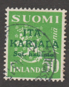 Скандинавія Скандинавия ^/--/^ Финляндия Фінляндія Карелия 1941 надпечатка ^_^^^ Финляндия Финляндия Карелия 1941 надпечатка - фото фото фото