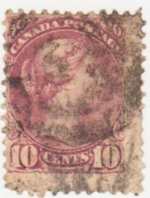Північна Америка Северная Америка ^/--/^ Канада Canada 1870 г № 16   гашеная ^_^^^ Канада Canada 1870 р No 16 гашена - фото фото фото