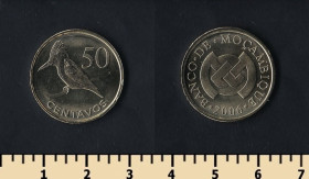 Мозамбік Мозамбик ^/--/^ Мозамбик 50 сентаво 2006 ^_^^^ Мозамбік 50 сентаво 2006 - фото фото фото