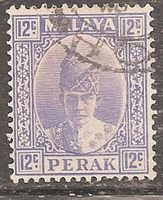 Малайзія Малайзия ^/--/^ Бр.Малайя       (Перак) 1938 Sc.91 гаш. ^_^^^ Бр.Малайя (Перак) 1938 Sc.91 гаш. - фото фото фото