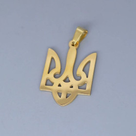 Підвіски Подвески ^/--/^ Герб Украины Кулон цвет золото подвеска бижутерия ^_^^^ Герб України Кулон колір золото підвіска біжутерія - фото фото фото