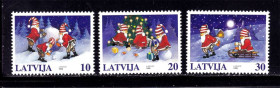 Балтійські країни Балтийские страны ^/--/^ Латвия  1998 г MNH -  Рождество ^_^^^ Латвія 1998 MNH - Різдво - фото фото фото