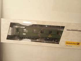 H H ^/--/^ Поштовий  вагон. Серія Deutsche Post Philatelie. Dingler 010042 ^_^^^ Почтовый вагон. Серия Deutsche Post Philatelie. Dingler Models 010042 - фото фото фото
