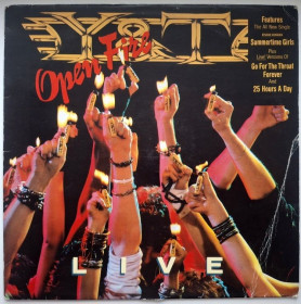 Платівки Пластинки ^/--/^ Y &amp; T / Yesterday &amp; Today - Open Fire - 1985.  (LP). 12. Vinyl. Пластинка. Yugoslavia ^_^^^ Y&amp; T/Yesterday &amp; Today - Open Fire - 1985. 12.Vinyl. Пластинка. Yugoslavia - фото фото фото
