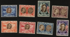 Малі Держави Європи Малые Государства Европы ^/--/^ Сан Марино 1947 г №  362‑369 ** серия ^_^^^ Сан Марино 1947 р No 362-369 ** серія - фото фото фото