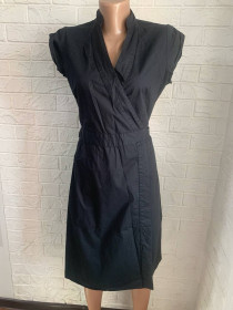 Сукні Платья ^/--/^ хлопковое платье на запах Topshop в идеальном состоянии L ^_^^^ комбінована кофточка бавовна + віскоза Joules в ідеальному стані 2 /--/ XL - фото фото фото