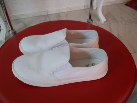 Тапочки, чешки Тапочки, чешки ^/--/^ Prom    ( 35 р - стелька 22,5 см )  Marks Spencer тапочки мокасины детские 100 % катон  Б/У ^_^^^ Prom (35 р - стелька 22,5 см ) Marks Spencer тапочки мокасини дитячі 100% катон Б/У - фото фото фото