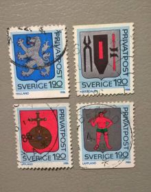 Скандинавія Скандинавия ^/--/^ Швеция Герб 1986 ^_^^^ Швеція Герб 1986 - фото фото фото