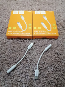 Кабелі Кабели ^/--/^ Мегалот 2 шт перехідника Denmen  Type-C Digital 3.5 Audio converter ^_^^^ Мегалот 2 шт переходника Denmen Type-C Digital 3. 5 Audio converter - фото фото фото