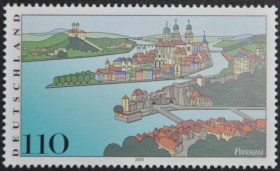 Інше Другое ^/--/^ ФРГ Архитектура Пассаугород в Нижней Баварии 2000 ^_^^^ ФРН Архітектура Пассаугород в Нижній Баварії 2000 - фото фото фото