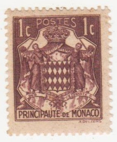 Малі Держави Європи Малые Государства Европы ^/--/^ Монако 1937  г. № 143 * ^_^^^ Монако 1937 р. No 143* - фото фото фото