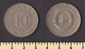 Югославія Югославия ^/--/^ Югославия 10 динар 1979 ^_^^^ Югославія 10 динар 1979 - фото фото фото